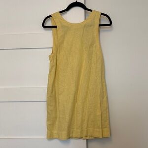 Free People Butter Yellow Linen Dress